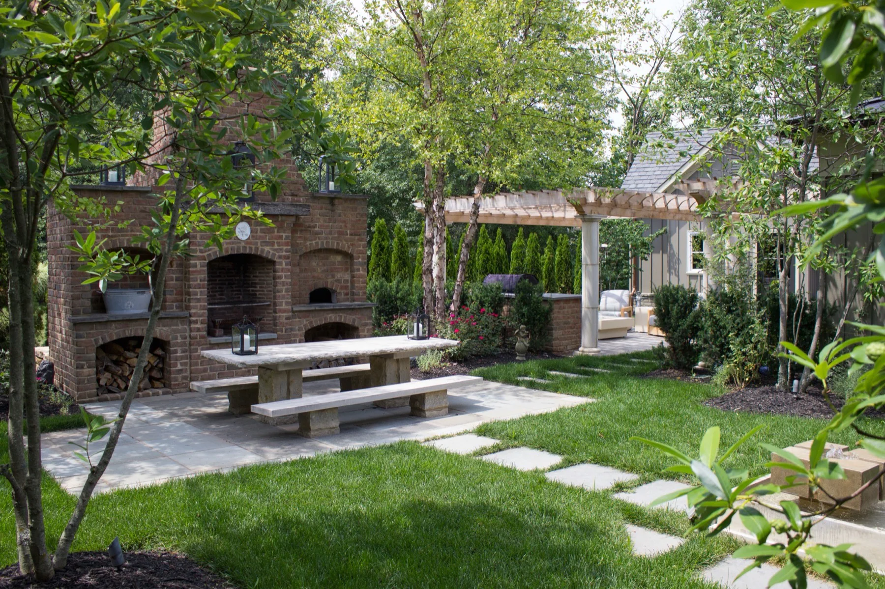 Estate garden rooms and stonework